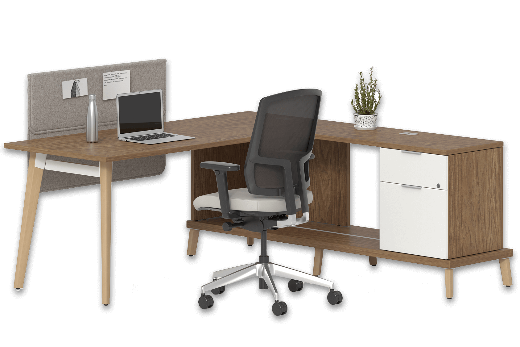 bureau, poste de travail avec fauteuil